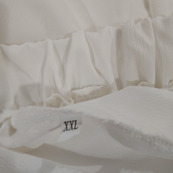 White Pants with Colorful Dragonfly Design Xxl - Picture 6 of 10